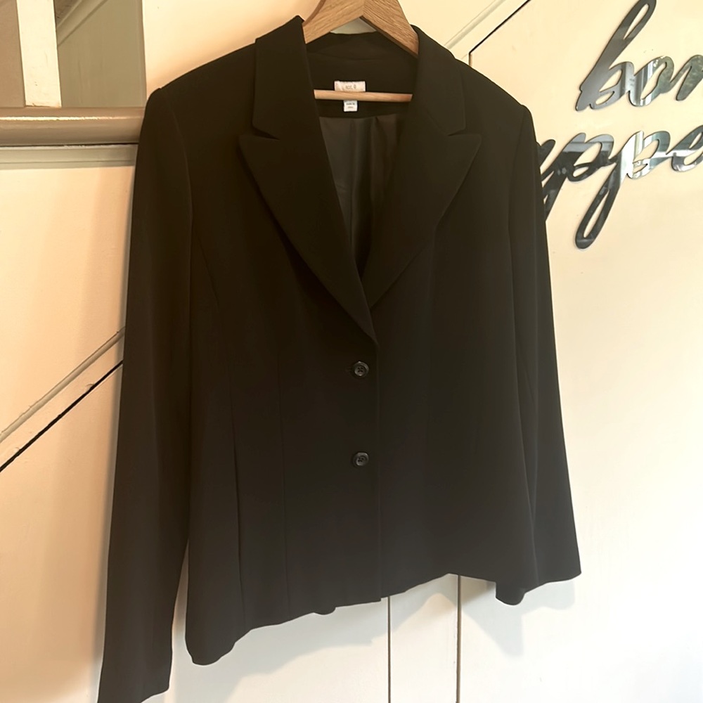 APT. 9 stretch/washable Jacket BLACK US 14 EUC